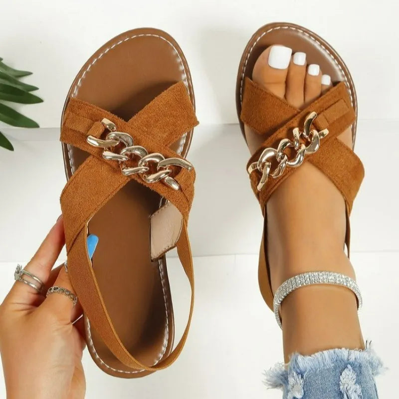Allison | Women’s Flat Chain Sandals
