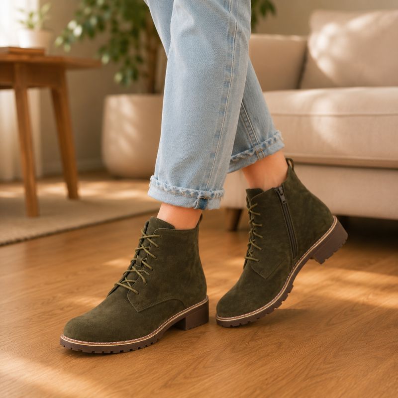 Cheyenne | Orthopedic Round Toe Short Martin Boots