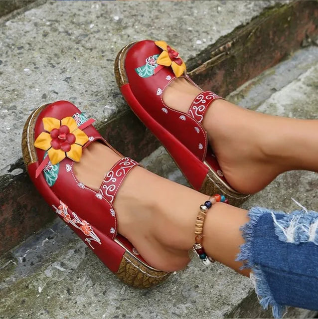 Tatiana® | 3D Flower Design Fashionable Sandals