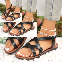 Nora® | Trendy women's sandals in a solid color