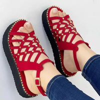 Selene® | Women'S Cutout Toe Platform Sandals Fashion