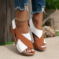 Carmen | Women’s Colorblock Wedge Sandals
