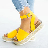 Jimena® | Women's platform sandals with adjustable ankle strap