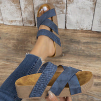 Irma® | Women's wedge sandals with braided straps