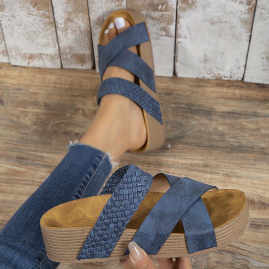 Irma® | Women's wedge sandals with braided straps