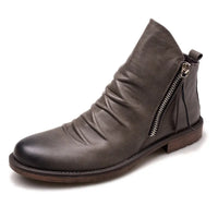 Ivan | Orthopedic Thick Sole Side Zipper Boots