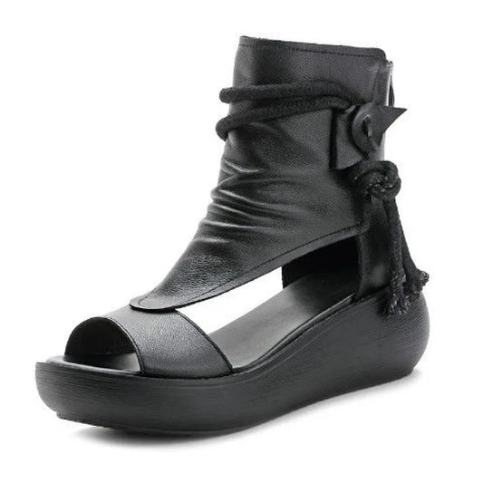 Alina | Women’s Platform Fish-Mouth Heel Sandals