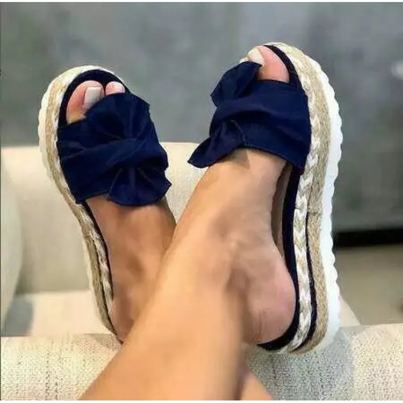 Bella | Women’s Summer Bow Wedges Sandal