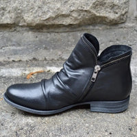 Althea | Women’s Dual Zipper Chunky Ankle Boots