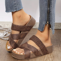 Irma® | Women's wedge sandals with braided straps
