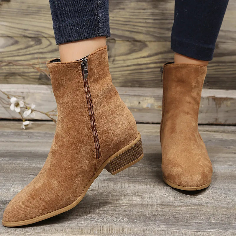 Isolde | Women’s Elegant Pointed Suede Boots