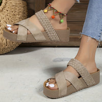 Irma® | Women's wedge sandals with braided straps
