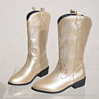 Stephanie | Women’s Summer Vintage Mid-Calf Boots