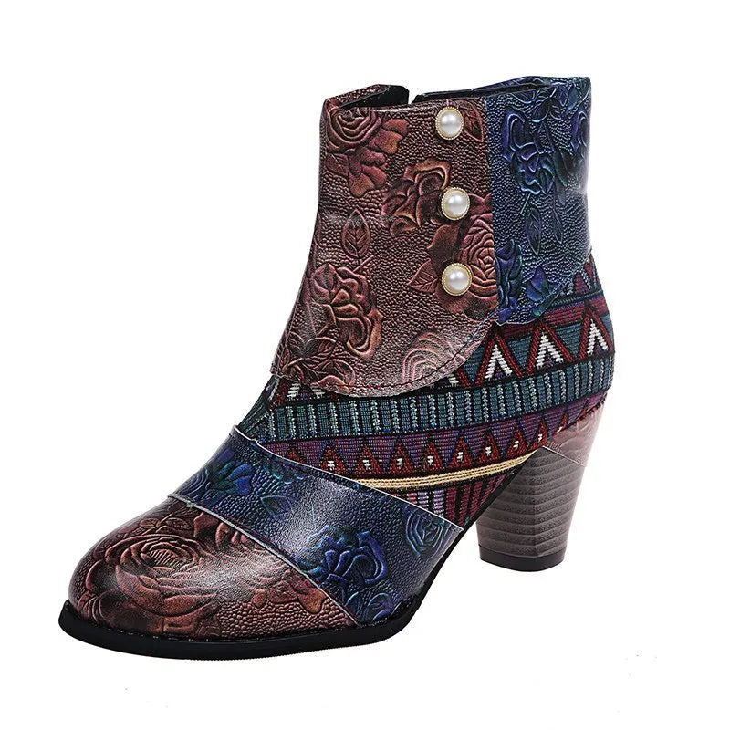 Cole | Vintage National Style Boho Women’s Martin Boots