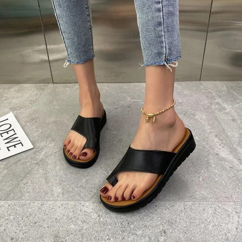 Polixena® | Elegant Leather Sandals For Women