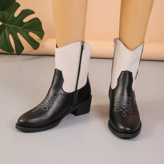 Cassandra | Women Summer Mid-Calf Cowboy Boots