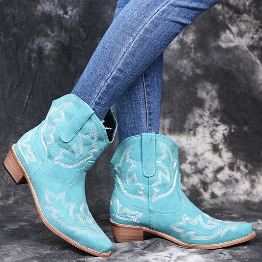Danielle | Women’s Embroidered Summer Cowboy Boots