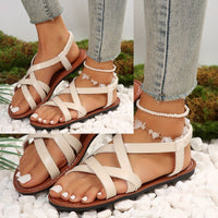 Nora® | Trendy women's sandals in a solid color