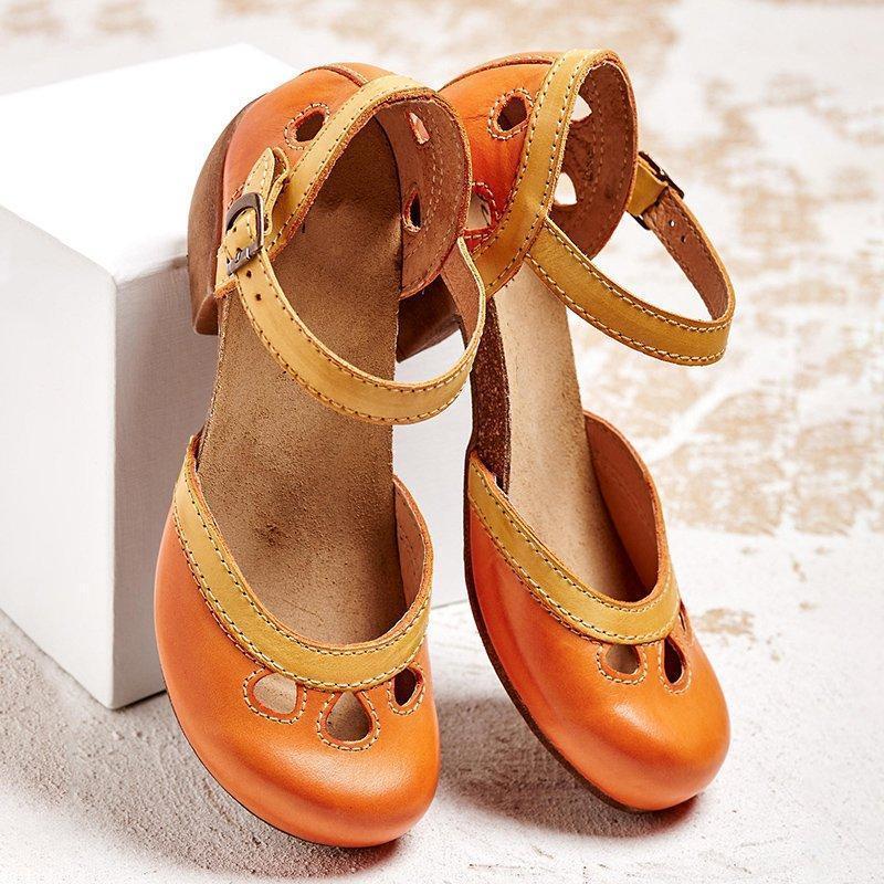 Yolanda® | Comfortable sandals with low heels