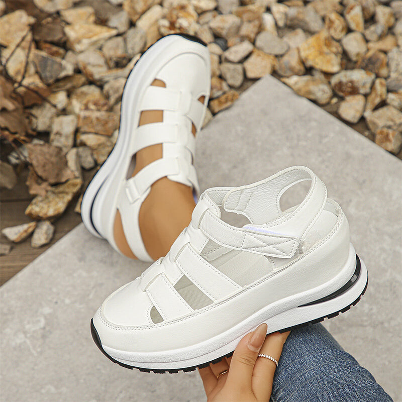 Renata® | Orthopedic sneaker sandals made of vegetable leather