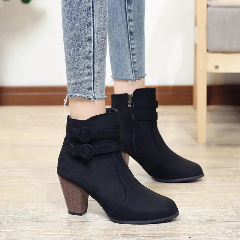 Ivy | Women’s Thick Sole Martin Ankle Boots
