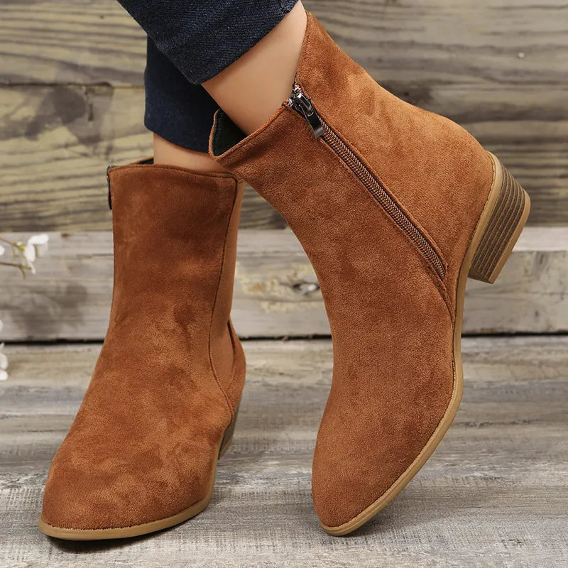 Isolde | Women’s Elegant Pointed Suede Boots