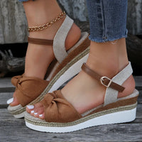 Brittany | Chunky Sole Bow Sandals