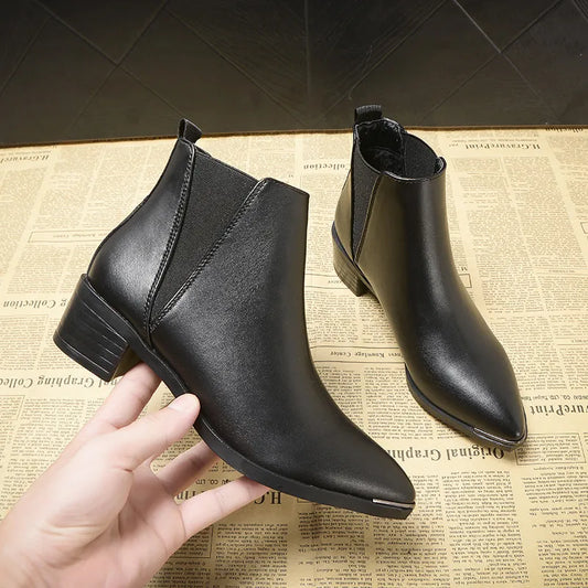 Florence | Women’s High Heel Ankle Boots – Fashion Martin Boots