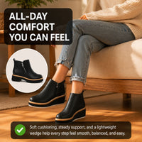 Zara | Orthopedic Chunky Block Heel Ankle Boots