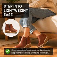 Zara | Orthopedic Chunky Block Heel Ankle Boots