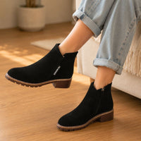 Cleo | Orthopedic Frosted Fall Ankle Boots