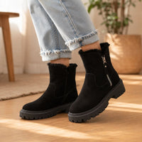 Dallas | Orthopedic Women’s Plush Faux Suede Non-Slip Boots