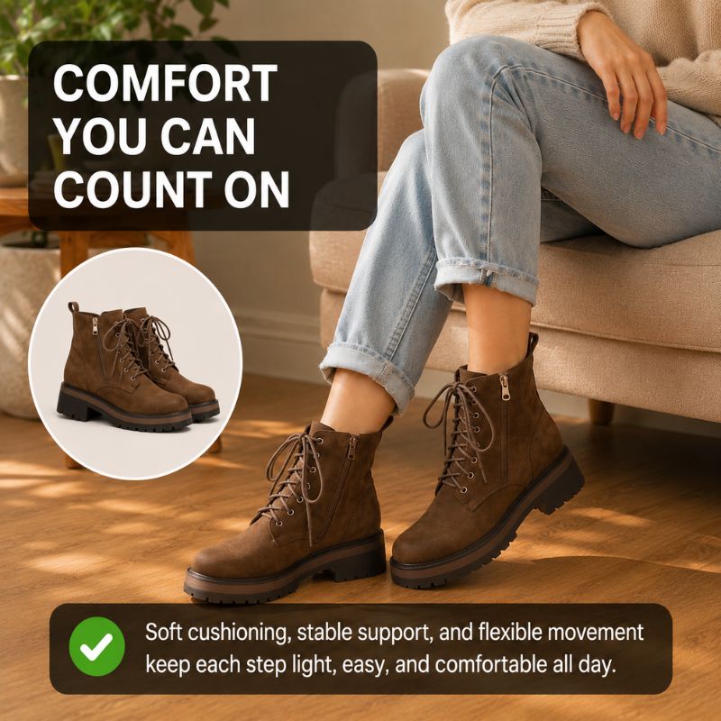 Stella | Orthopedic Women’s Platform Height-Increasing Ankle Boots