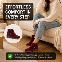 Cleo | Orthopedic Frosted Fall Ankle Boots