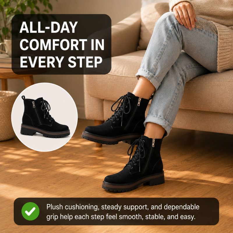 Stella | Orthopedic Women’s Platform Height-Increasing Ankle Boots