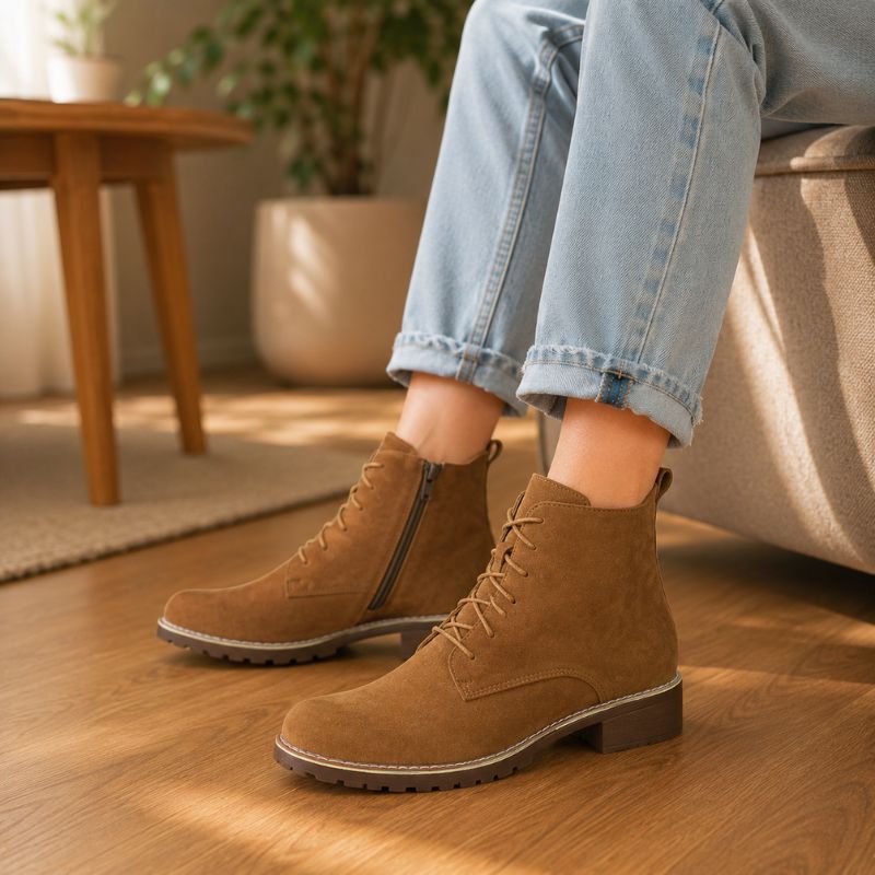 Cheyenne | Orthopedic Round Toe Short Martin Boots