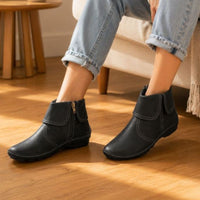 Vivienne | Orthopedic Ankle Boots Women Zipper Flat Shoes