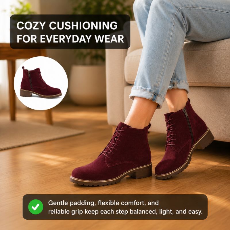 Cheyenne | Orthopedic Round Toe Short Martin Boots