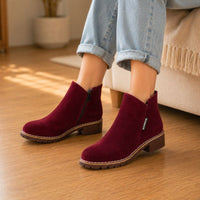 Cleo | Orthopedic Frosted Fall Ankle Boots