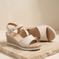 Bianca | Women’s Buckle Wedge Sandals