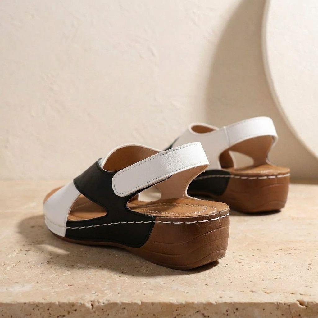 Carmen | Women’s Colorblock Wedge Sandals