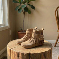 Ella | Women’s Trendy Fringe Detail Ankle Boots