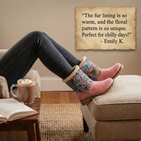 Grace | Embroidered Mid-Calf  Winter Boots