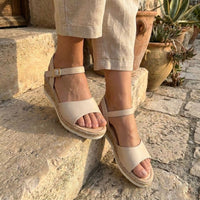 Bianca | Women’s Buckle Wedge Sandals