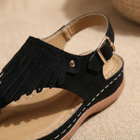 Naomi | Women’s Roman Thong Wedge Sandals