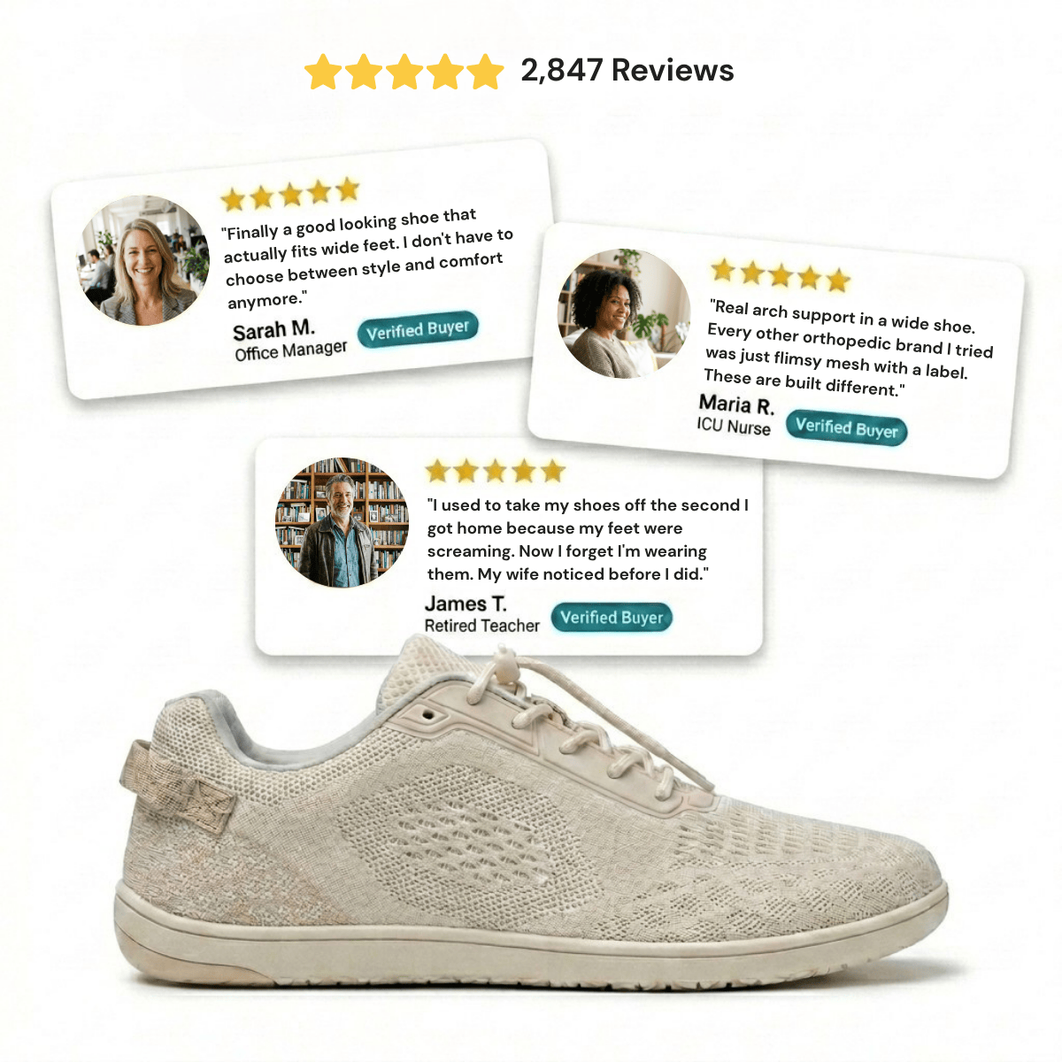 SW Pro | Orthopedic Wide Toe Comfort Shoes