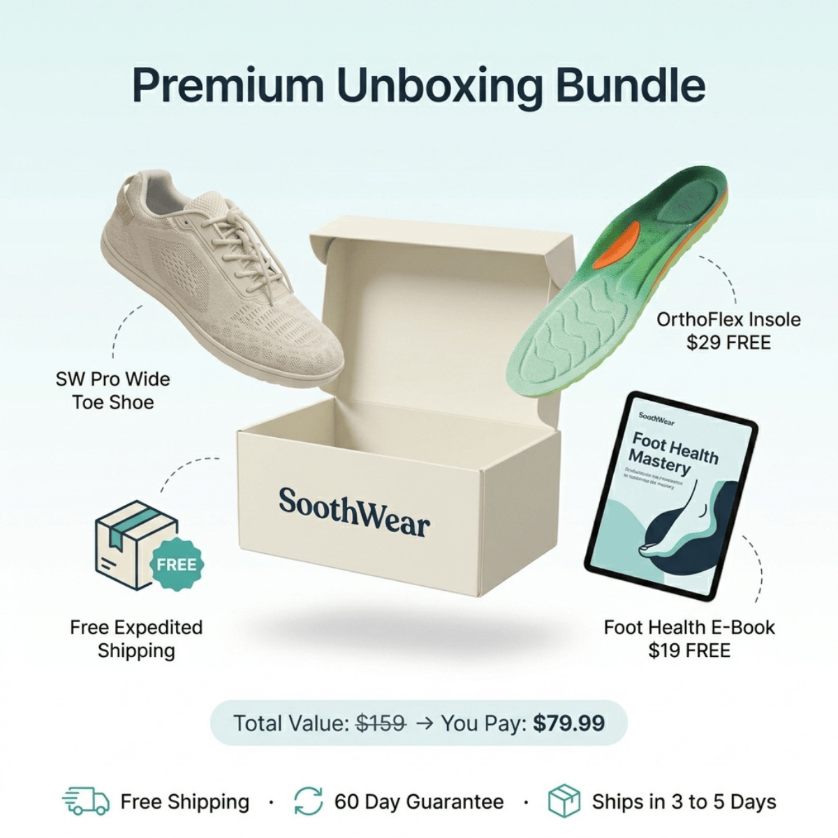 SW Pro | Orthopedic Wide Toe Comfort Shoes