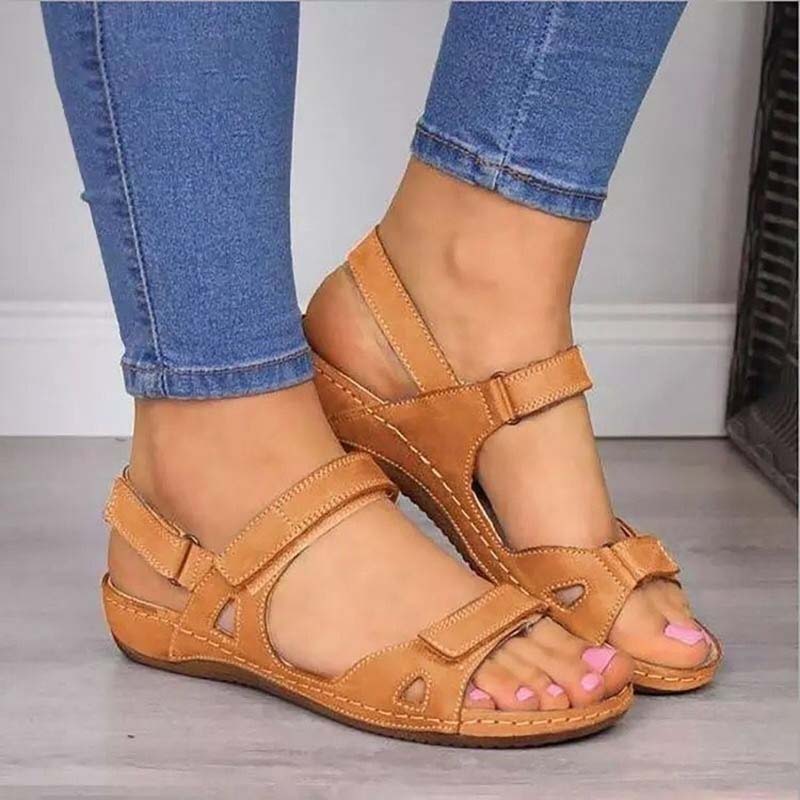 Inés® | Ergonomic Women'S Sandals With Velcro Fastening