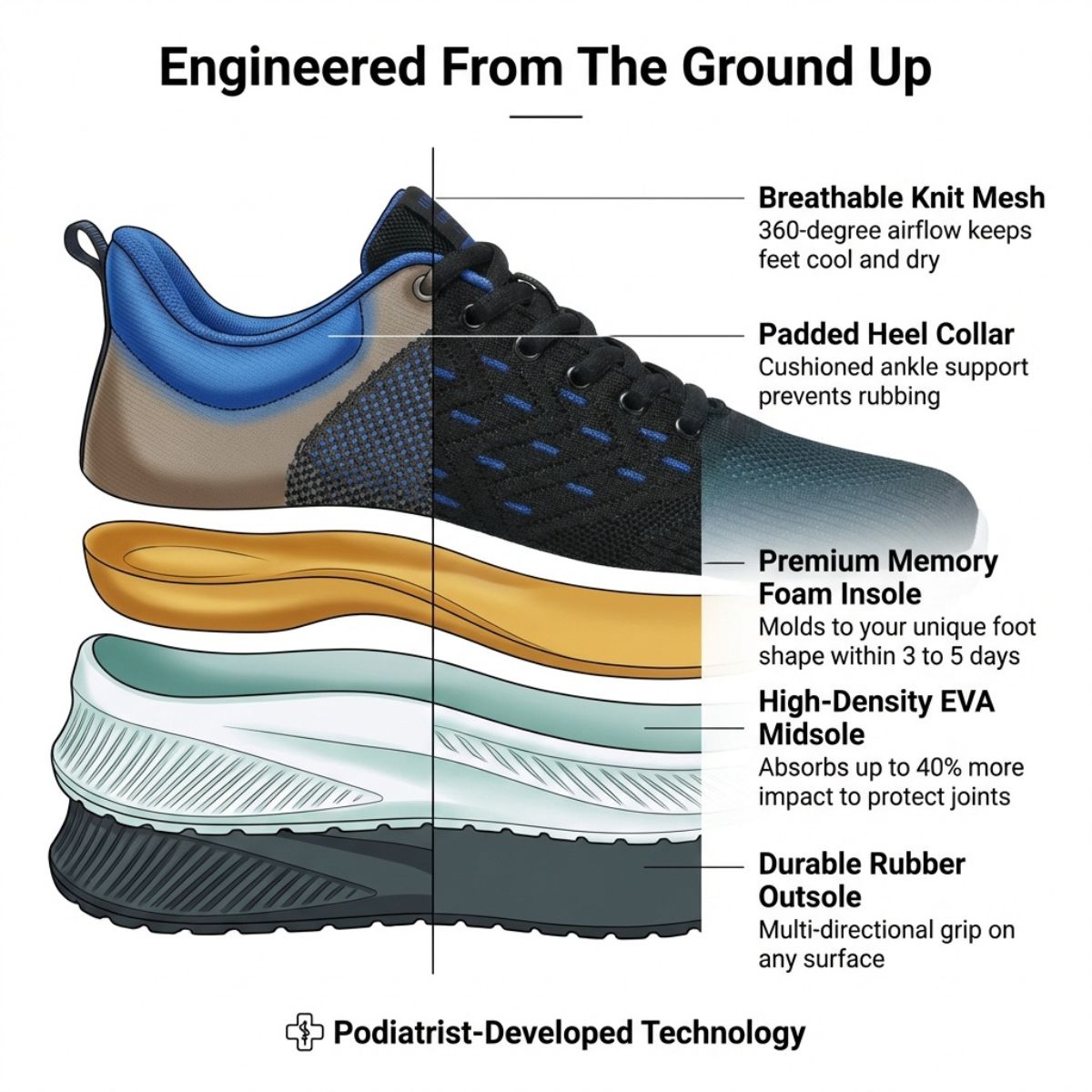 SW Pro | Orthopedic Walking Shoes Unisex