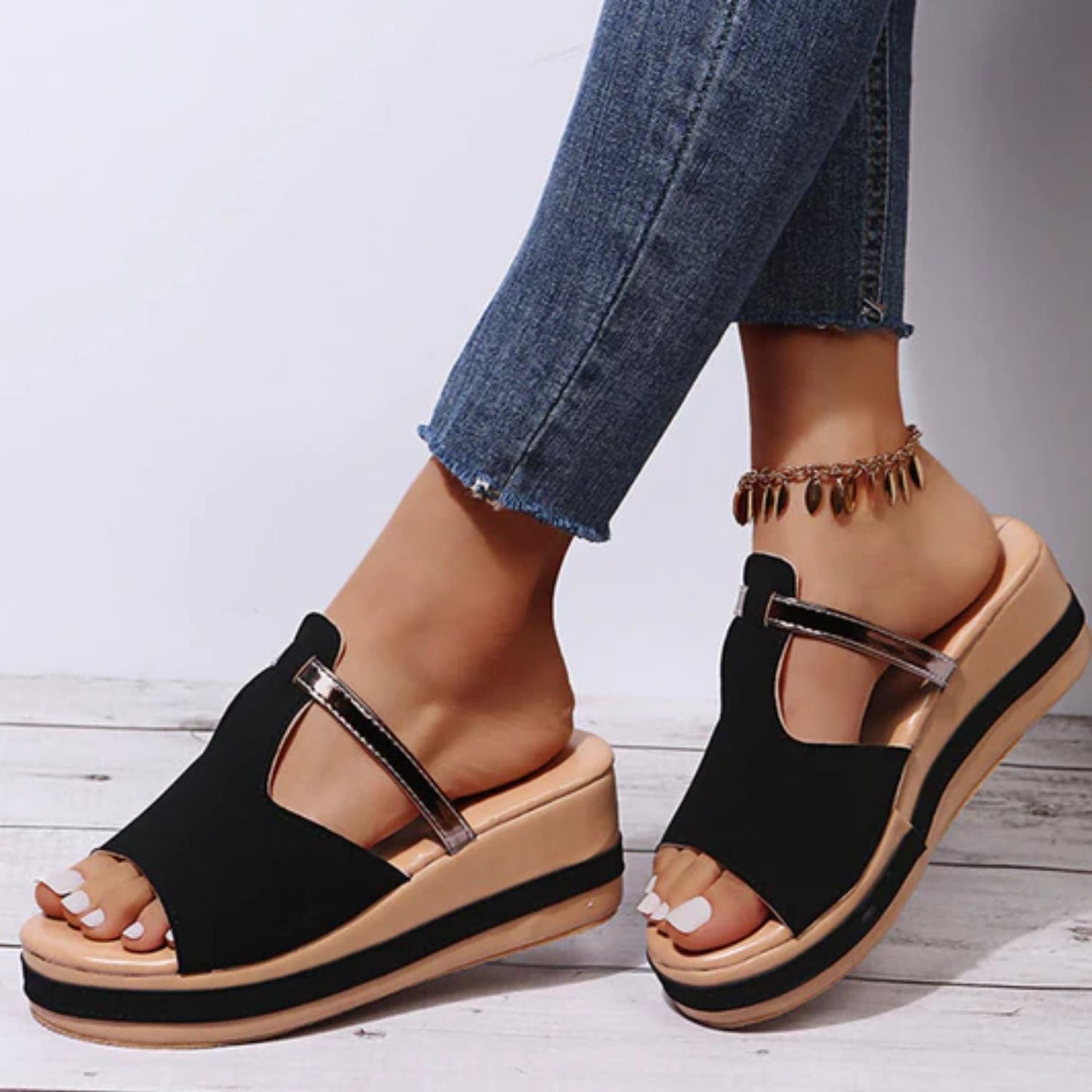 Liliana® | Fashionable, Orthopedic Sandals With High Soles